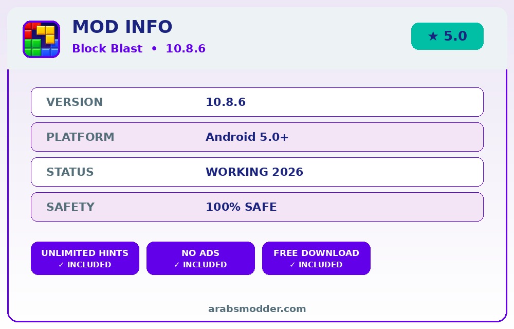 Block Blast v10.8.6 — info