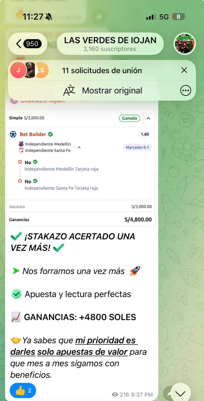 Stakazo acertado Independiente Medellín vs Santa Fe: ganancias de S/4,800