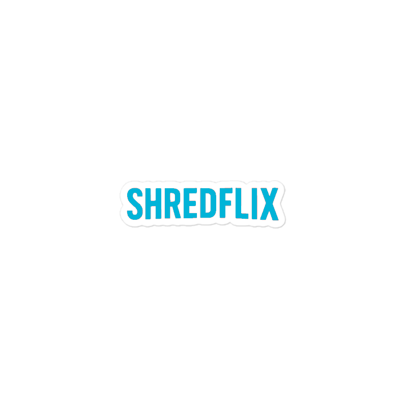 Shredflix Surf Logo Stickers