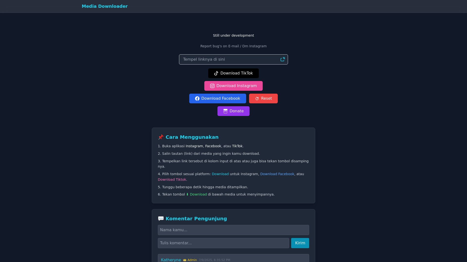 Downloader Multi-Platform Screenshot