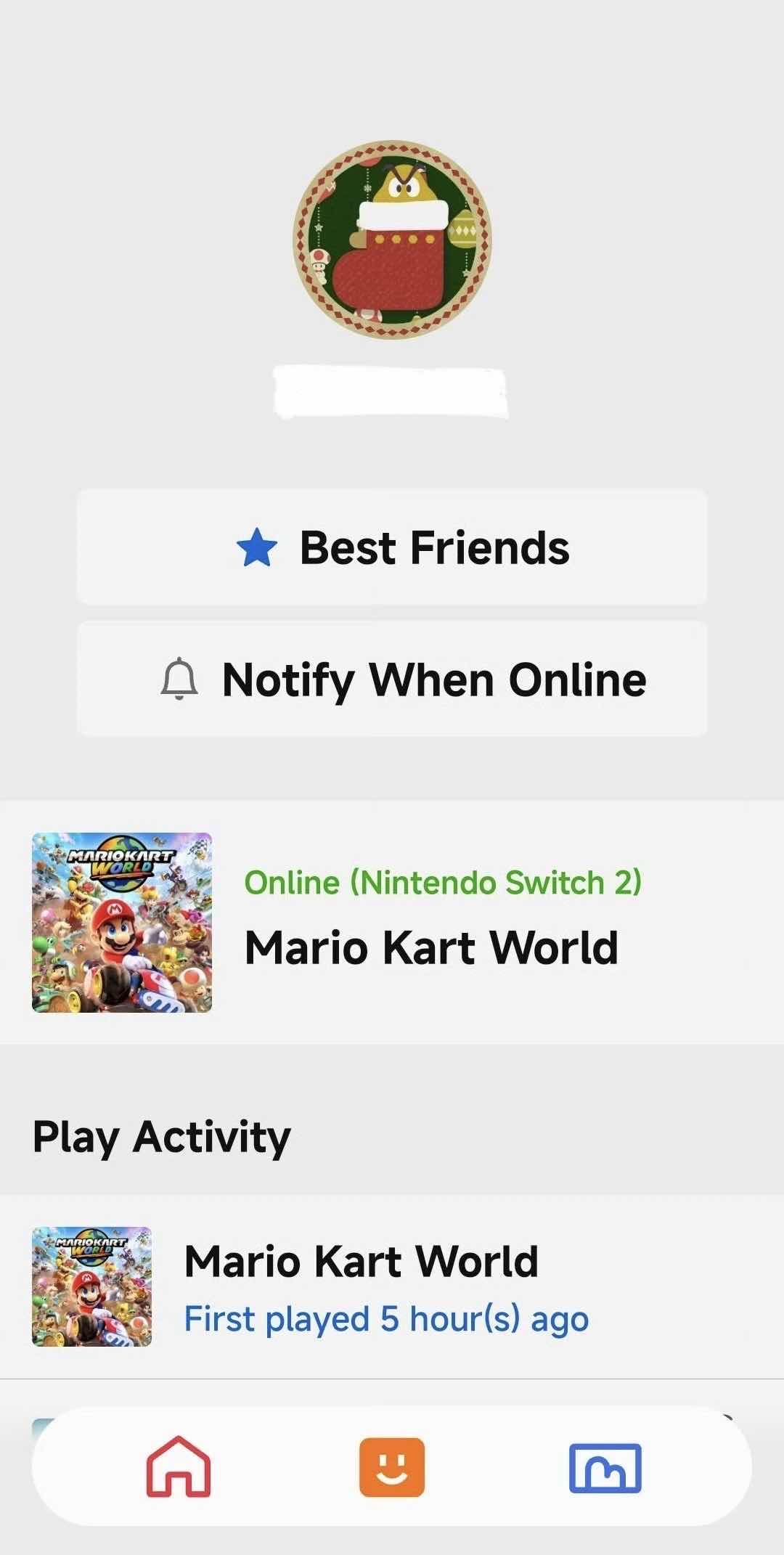 [閒聊] 現在任天堂APP看得到誰在玩NS2了