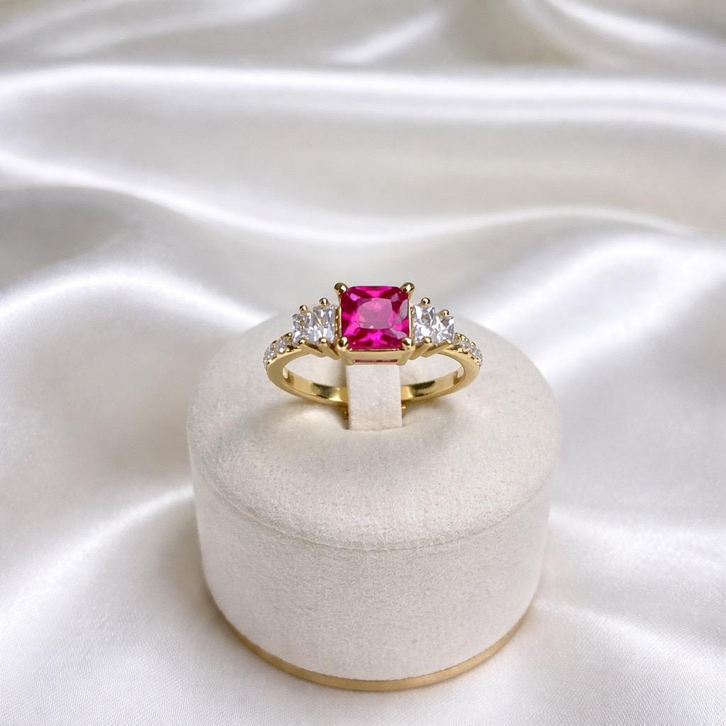 Pink Diamonds Ring
