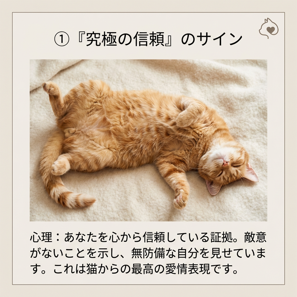猫ちゃんのお腹見せに秘められた信頼のサインを解説 - Image 3
