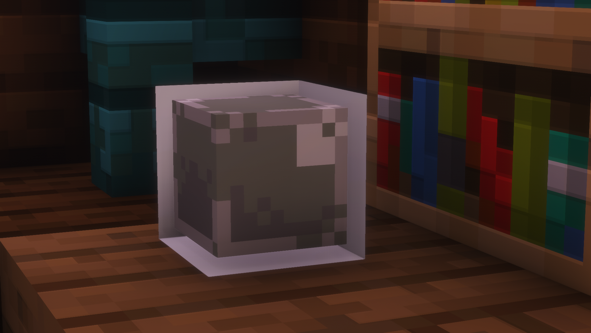 A Fushigi on a shelf