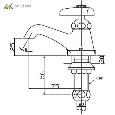 ban ve voi chau Inax LF-1
