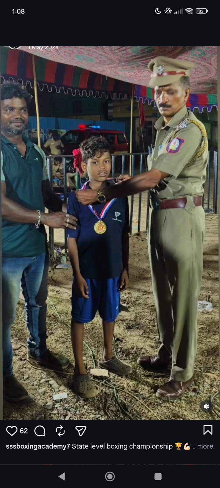 SSS Boxing Champion — Tournament Winner