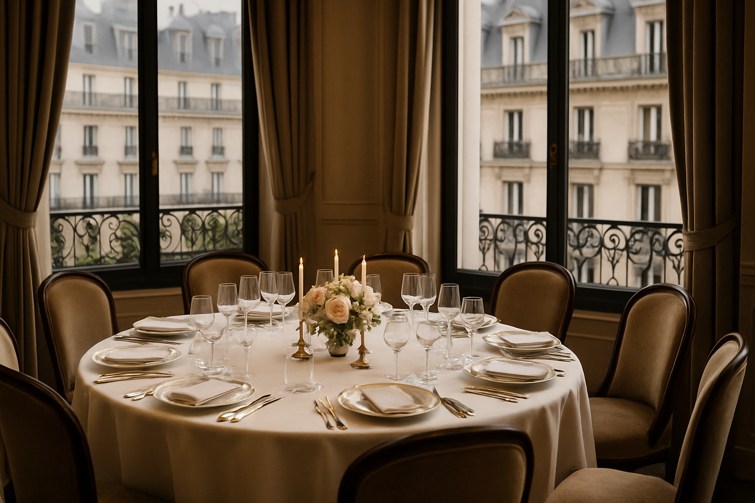 Événementiel premium : déjeuners, conférences privées, concierge