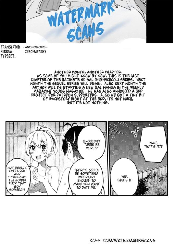 Hajimete no Gal Chapter 126 page