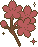 A pixel of a bundle of flowers