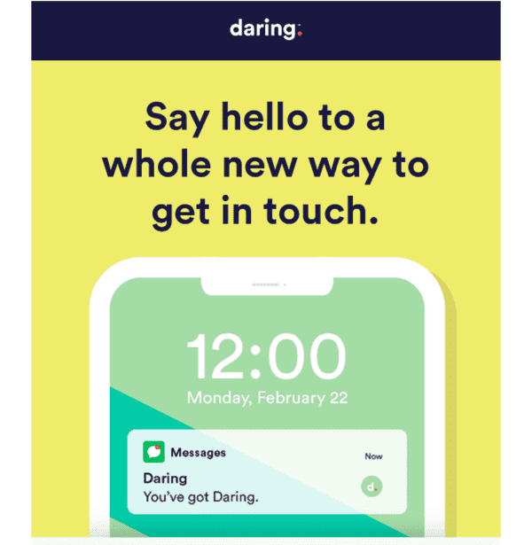 Email cập nhật tính năng mới