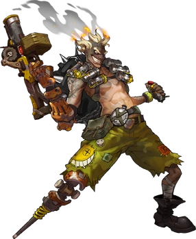float image of Junkrat from overwatch