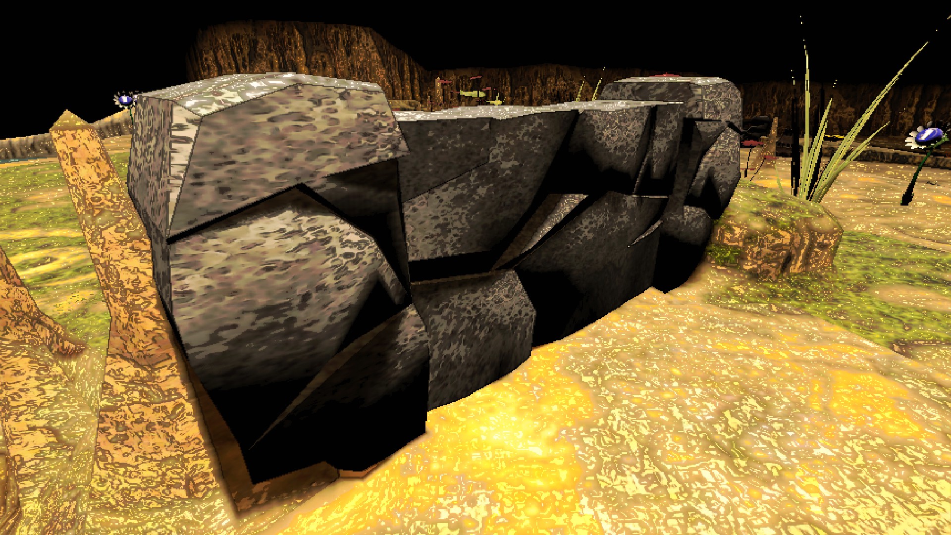 Medium Stone Gate on Navel.