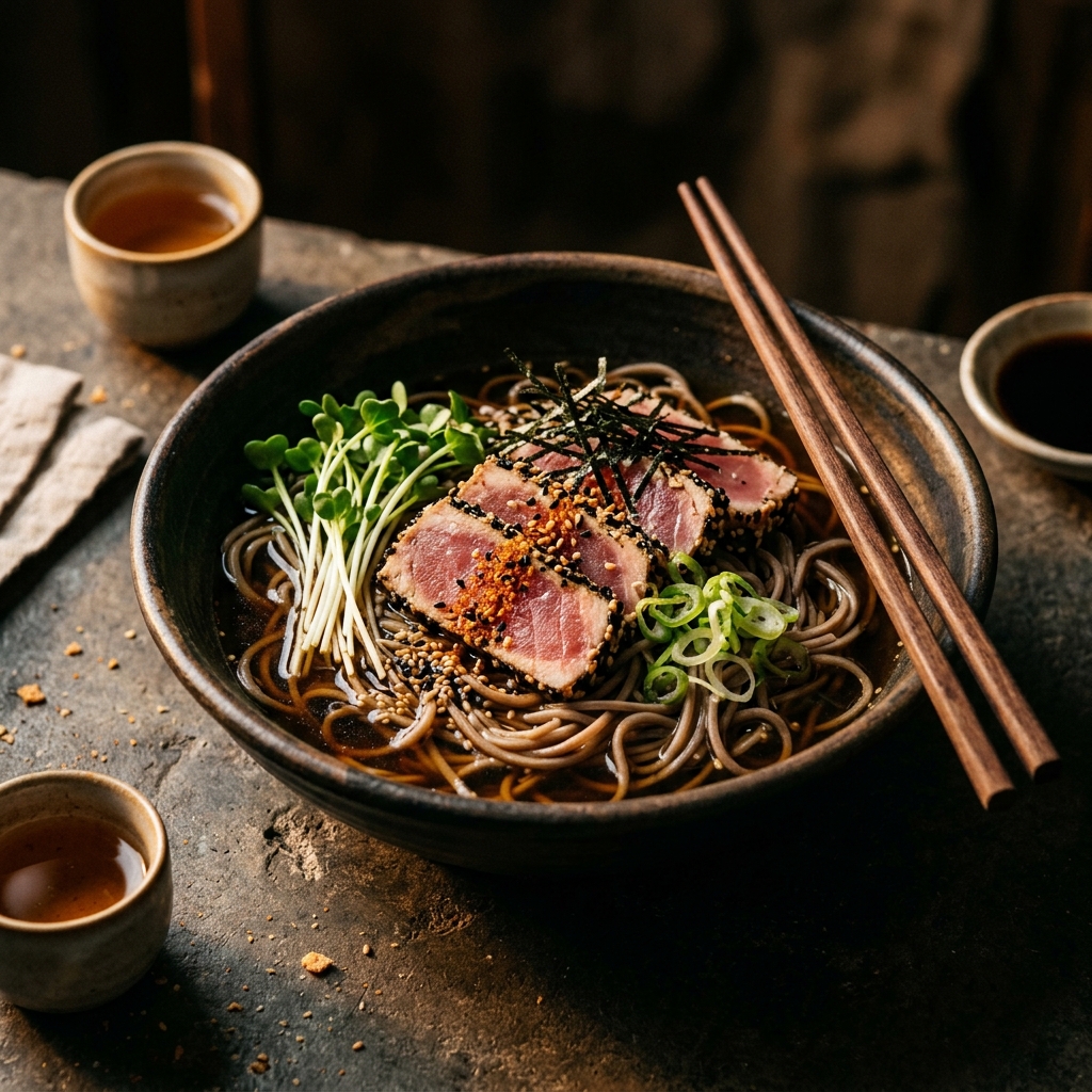 Seared Tuna Soba