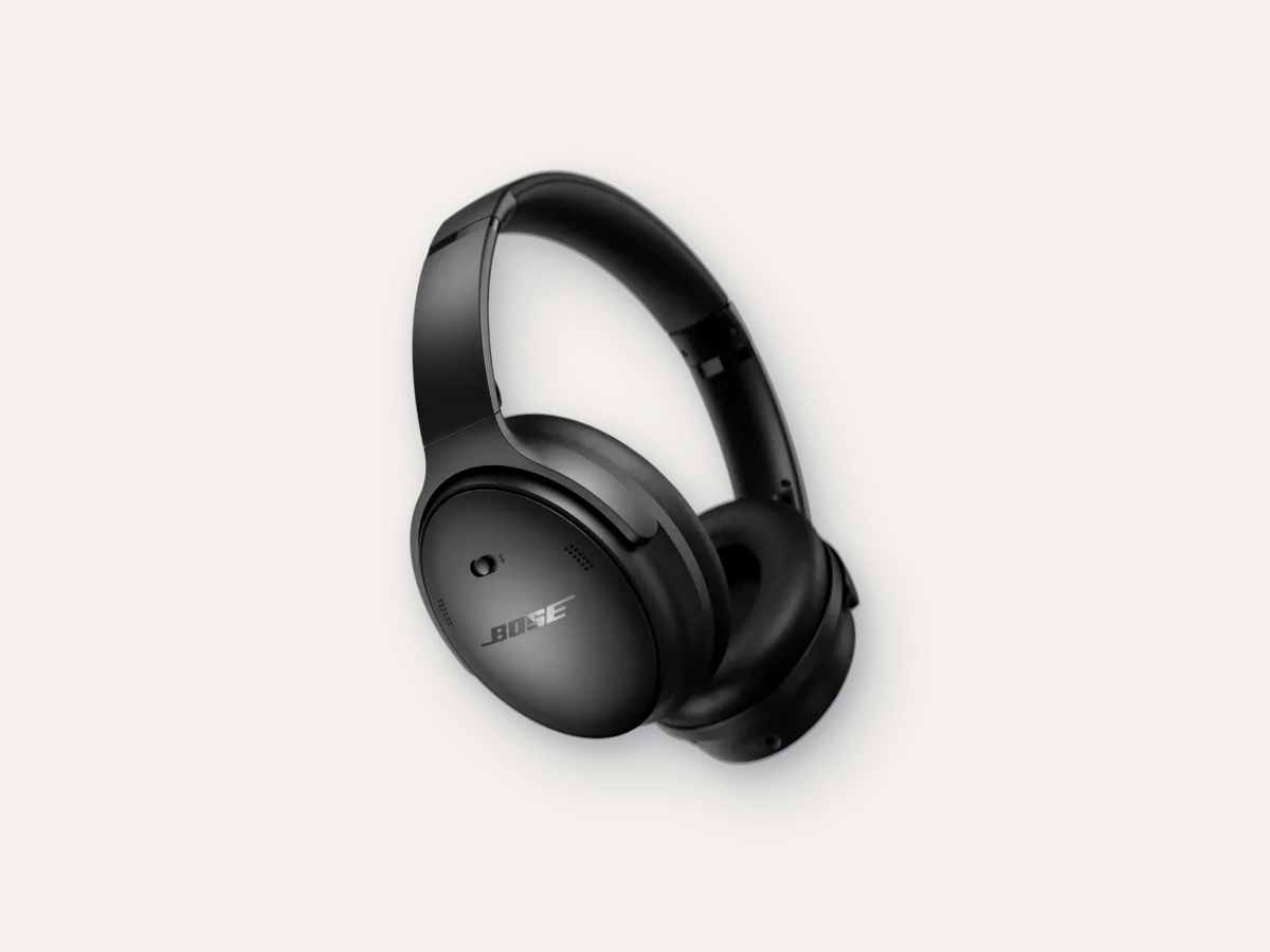 Bose QuietComfort Headphones product image on warm off-white background