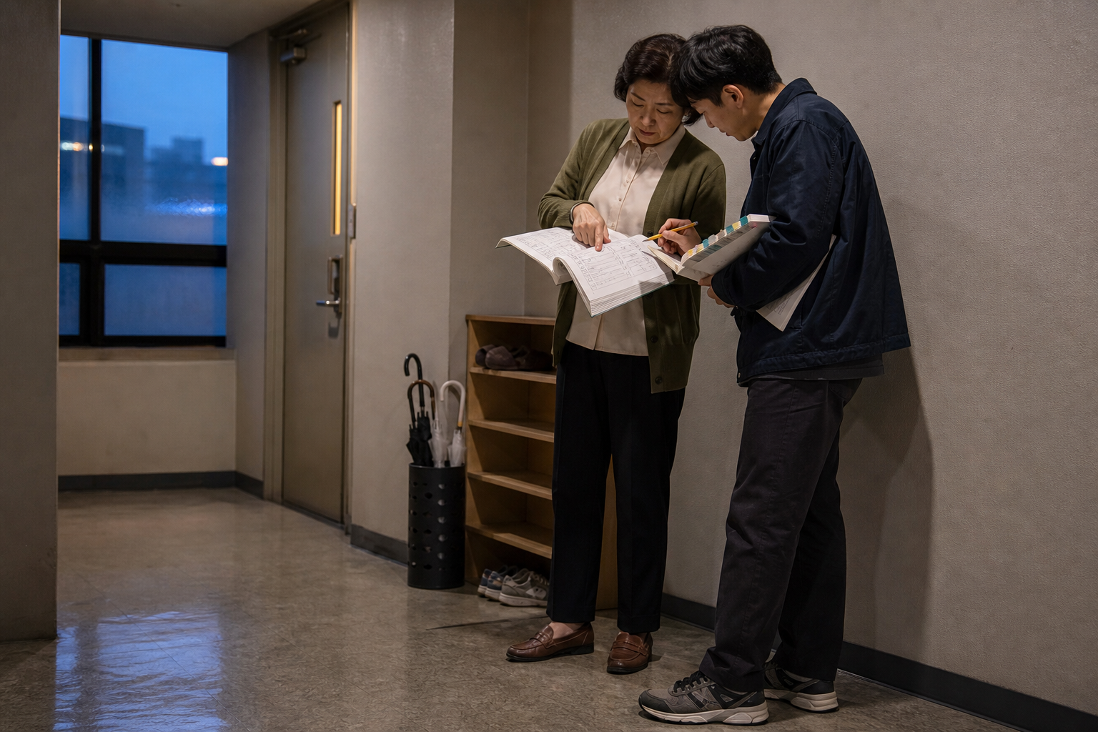 서류제출완료 뒤 종목별 응시 가능 여부를 대조하는 수험생