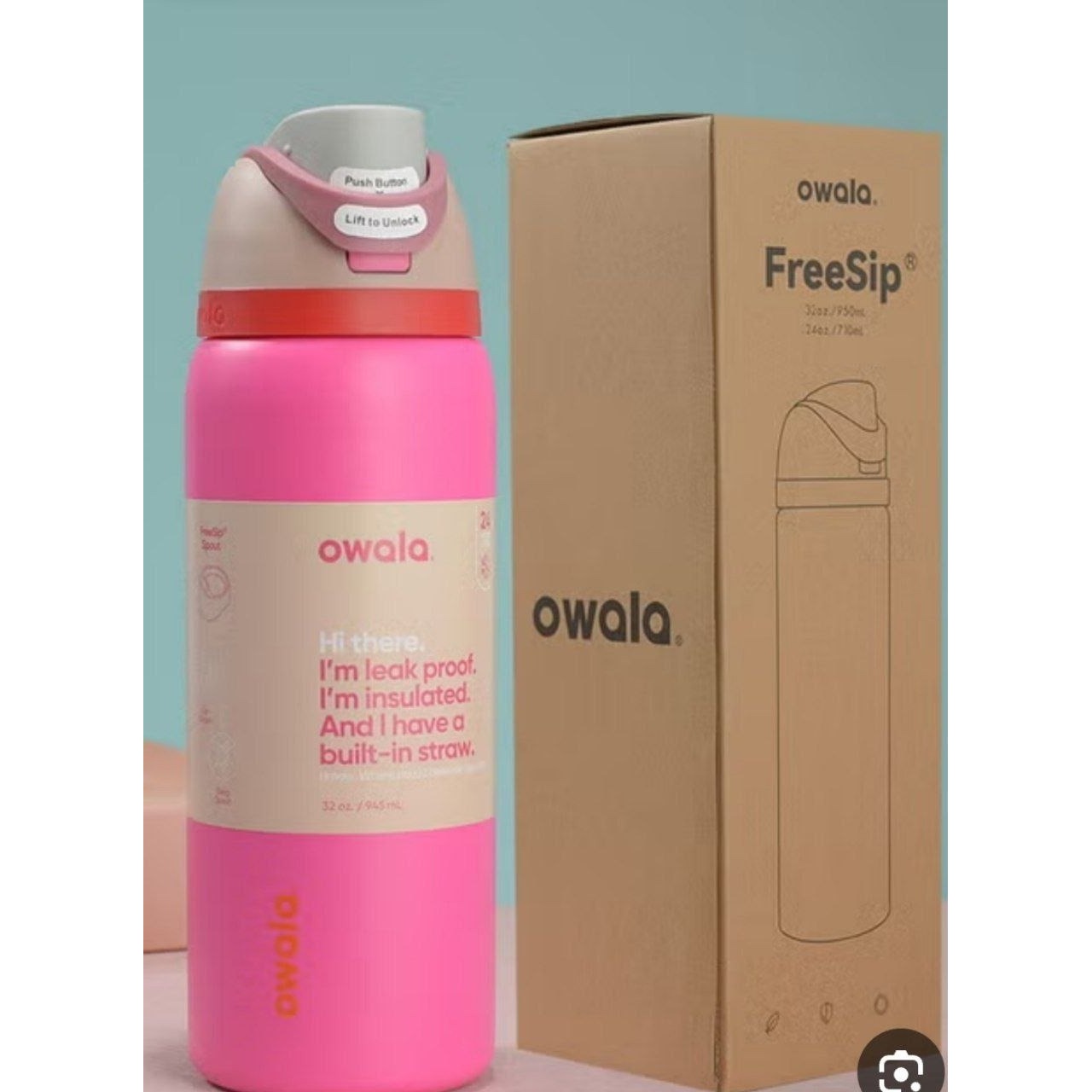 زجاجة مياه حرارية Owala FreeSip