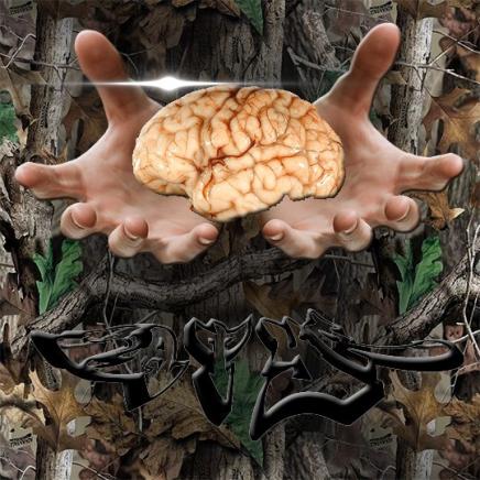 Hands emerge from a tree and offer you a humble brain