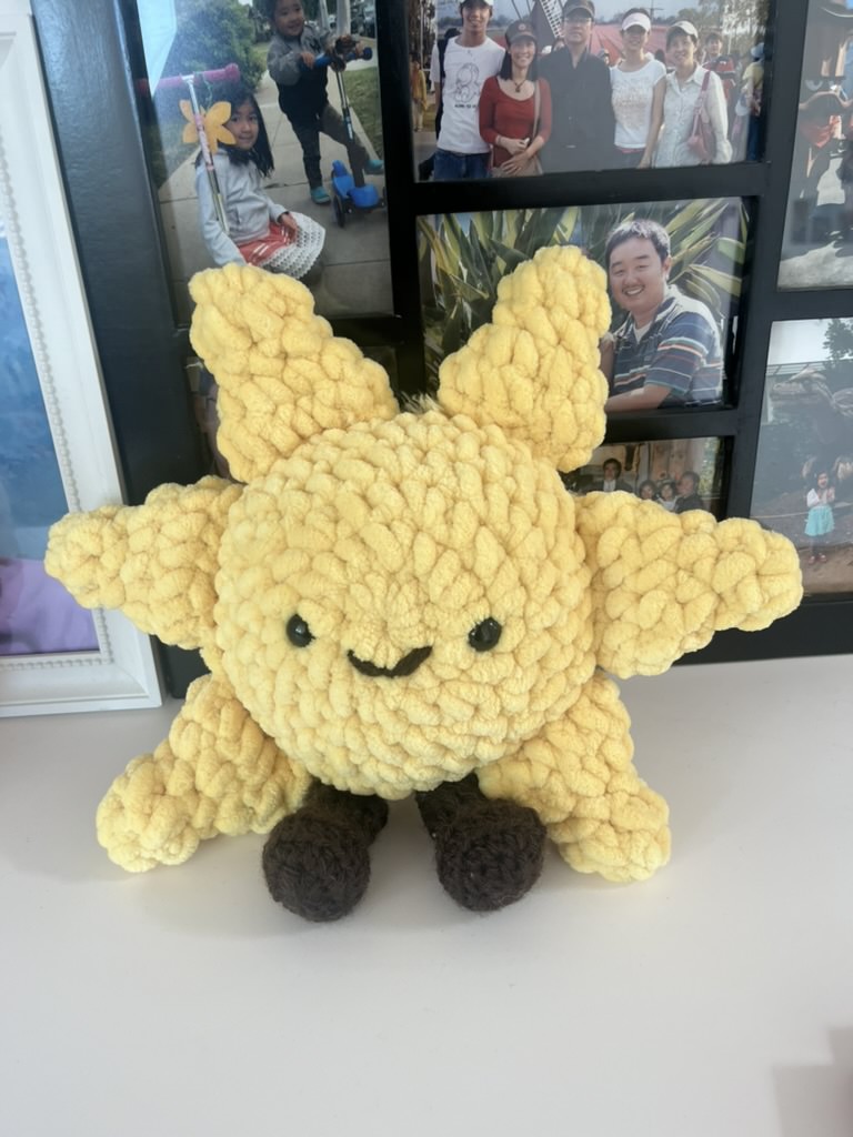 sun jellycat plushie crochet dupe