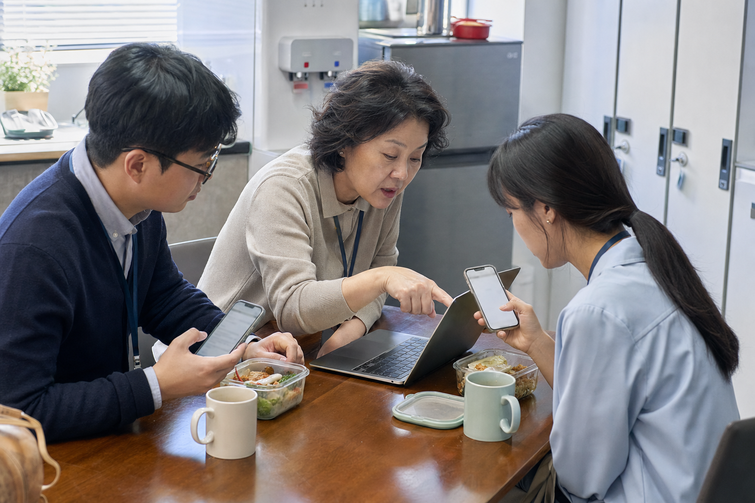 웹·Google Play·Apple 영수증 발행 주체를 서로 다른 기기에서 확인하는 직장인들