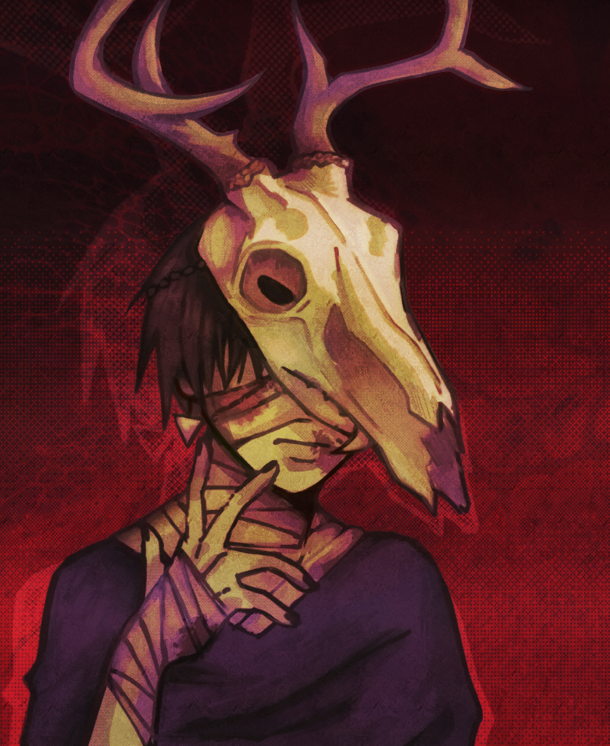 may 20, a random wendigo guy i thought of in class