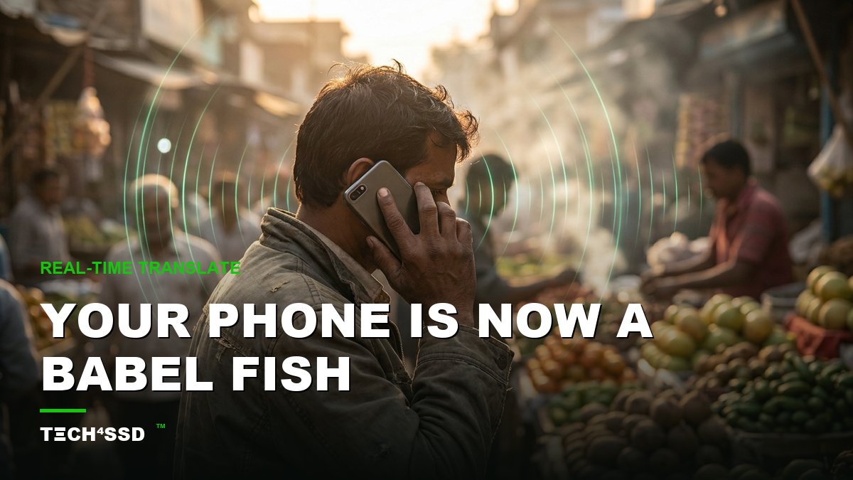 Gemini Live Translate Just Turned Your Phone Into a Real Babel Fish (70+ Languages, No Earbuds)