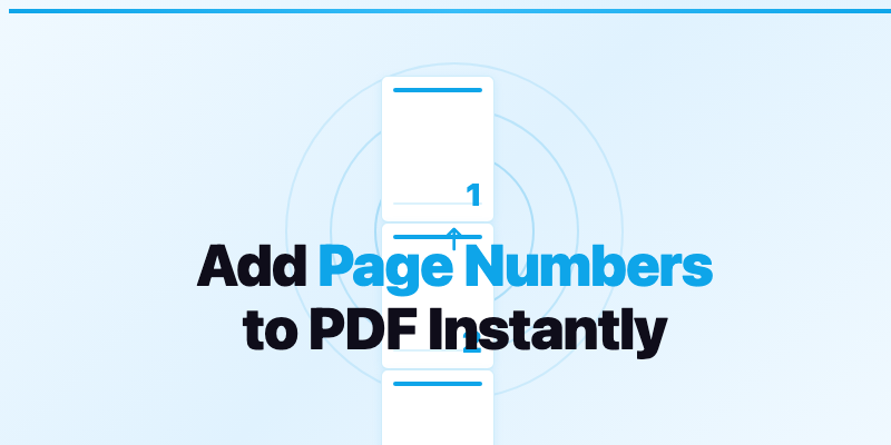 How to Add Page Numbers to PDF Files in 2026
