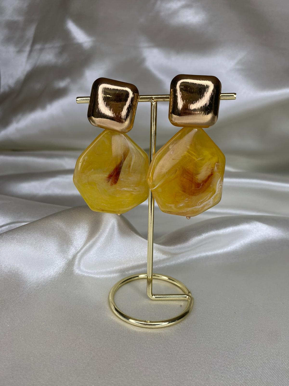 S.Steel Yellow Pendant