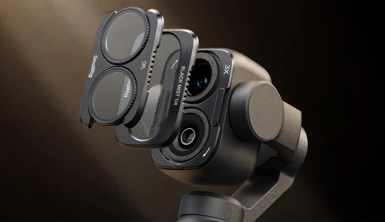 SmallRig Split Filter Kits cho DJI Osmo Pocket 4P: Thiết kế kép - Hình 1