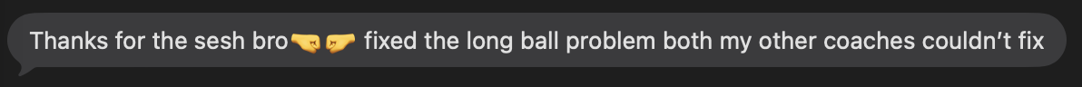 Message from Daniel