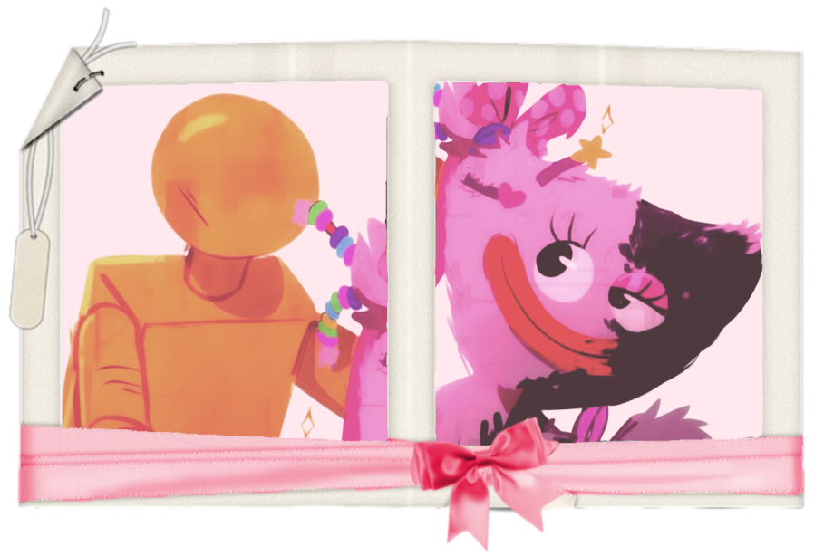 Player clipping a bow on Kissy Missy | Art: aislep on Tumblr 