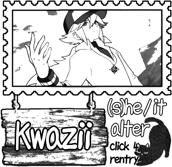 Kwazii, she/he/it, alter