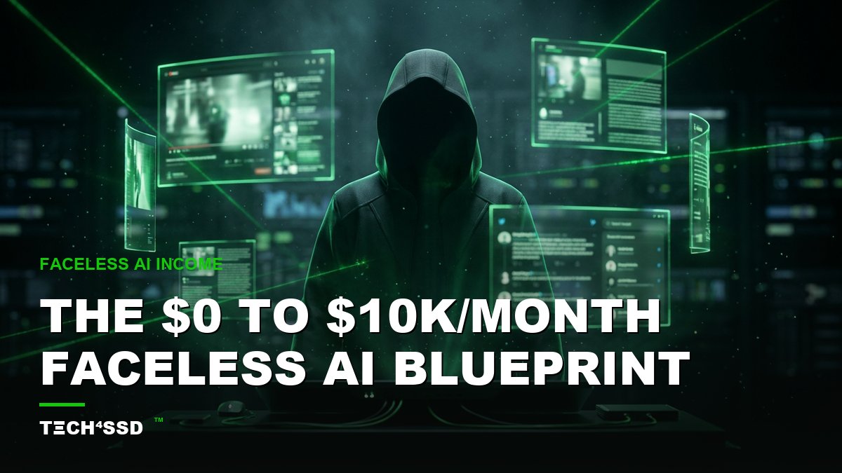 Faceless AI Content Business: The $0 to $10K/Month Blueprint (2026)