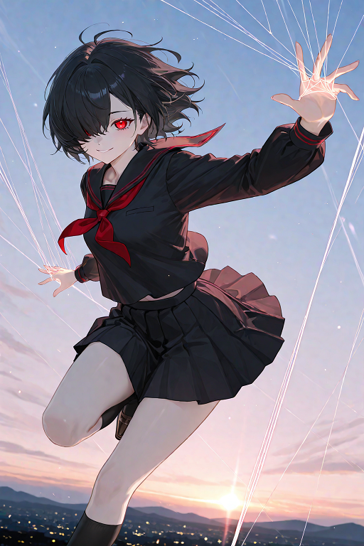 "Look at me! I am being the girl! The kawaii anime girl!"