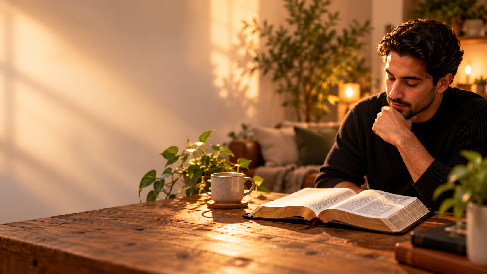 A quiet moment of personal Scripture reading