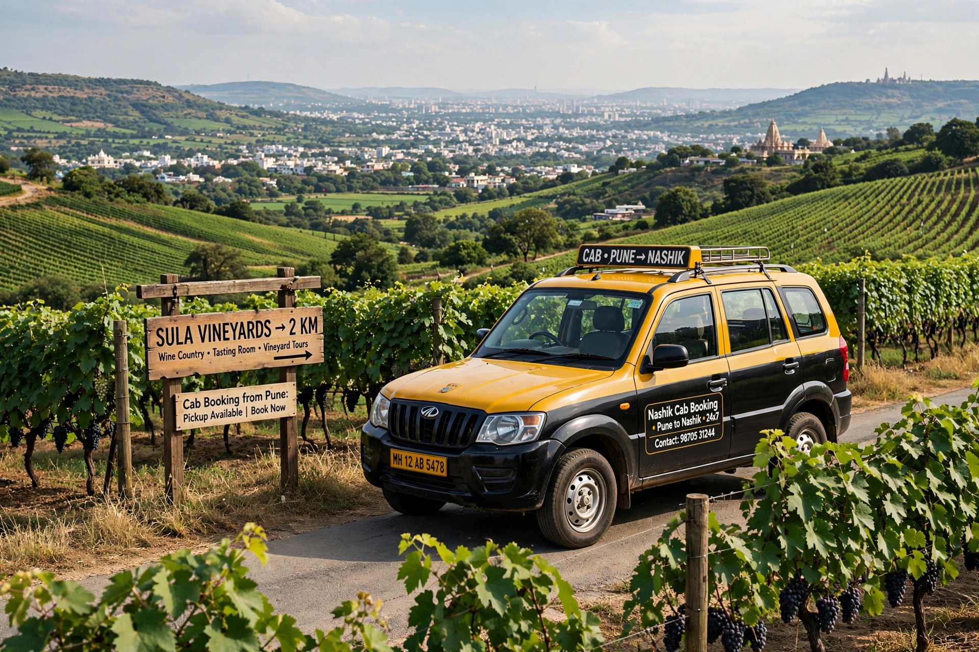 Well maintained vehicle of AS Travels Pune