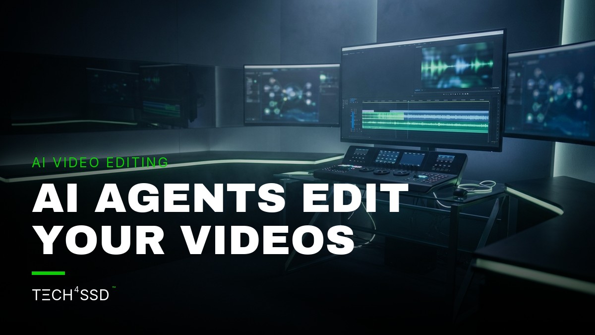 AI agent editing video timeline with invideo MCP