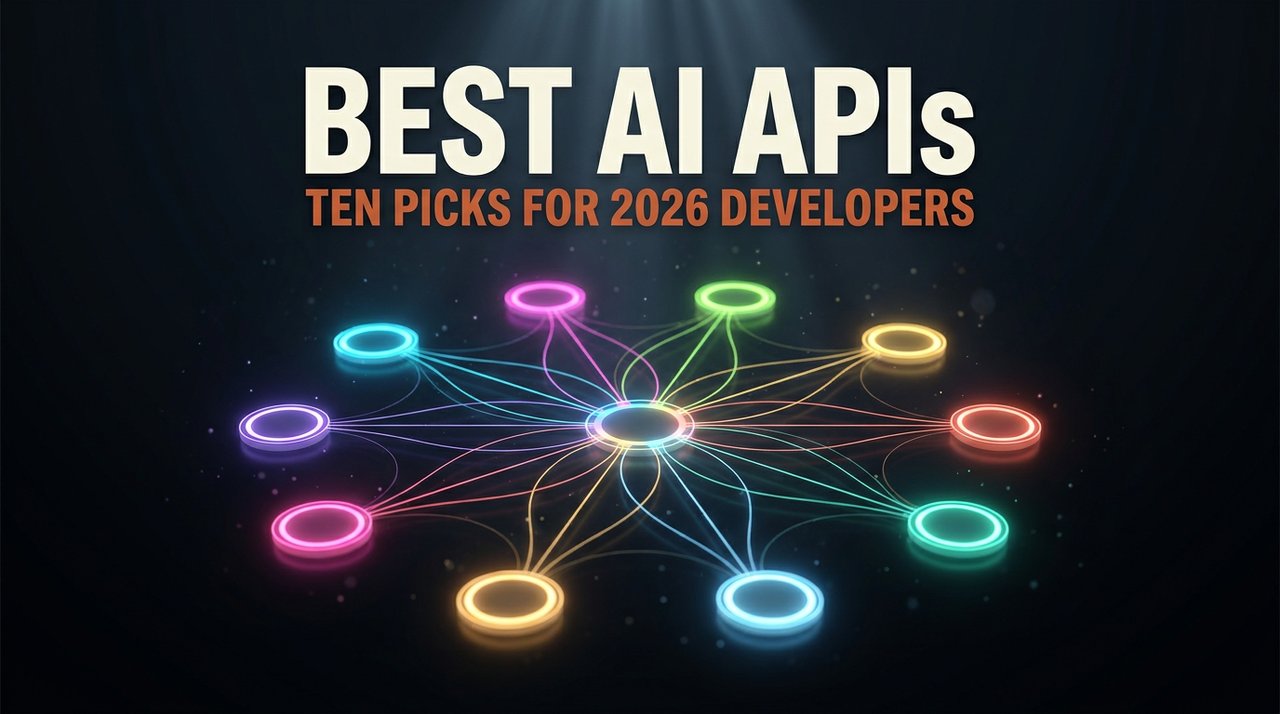 The 10 Best AI APIs for Developers in 2026 (Ranked, Priced, Compared)