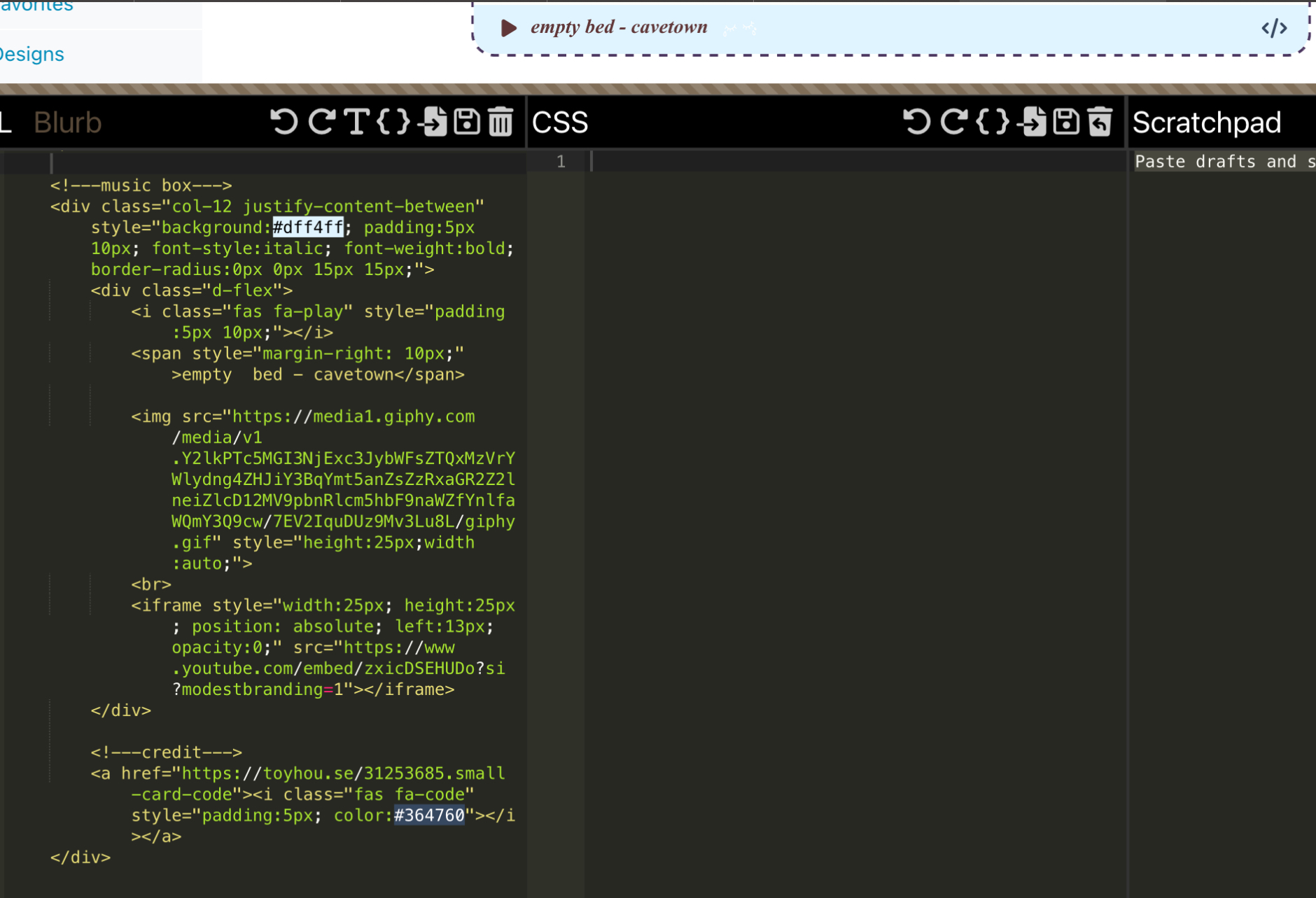 Changing text colour? on Toyhouse