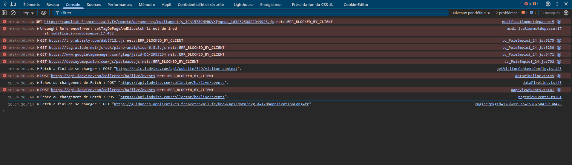 Open DevTools Console Open DevTools Console