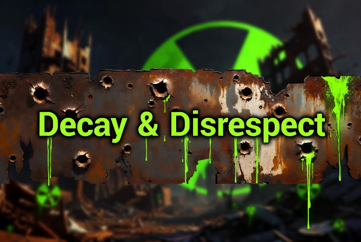 Баннер сервера Decay & Disrespect - Monthly PVE w/ PVP Zones