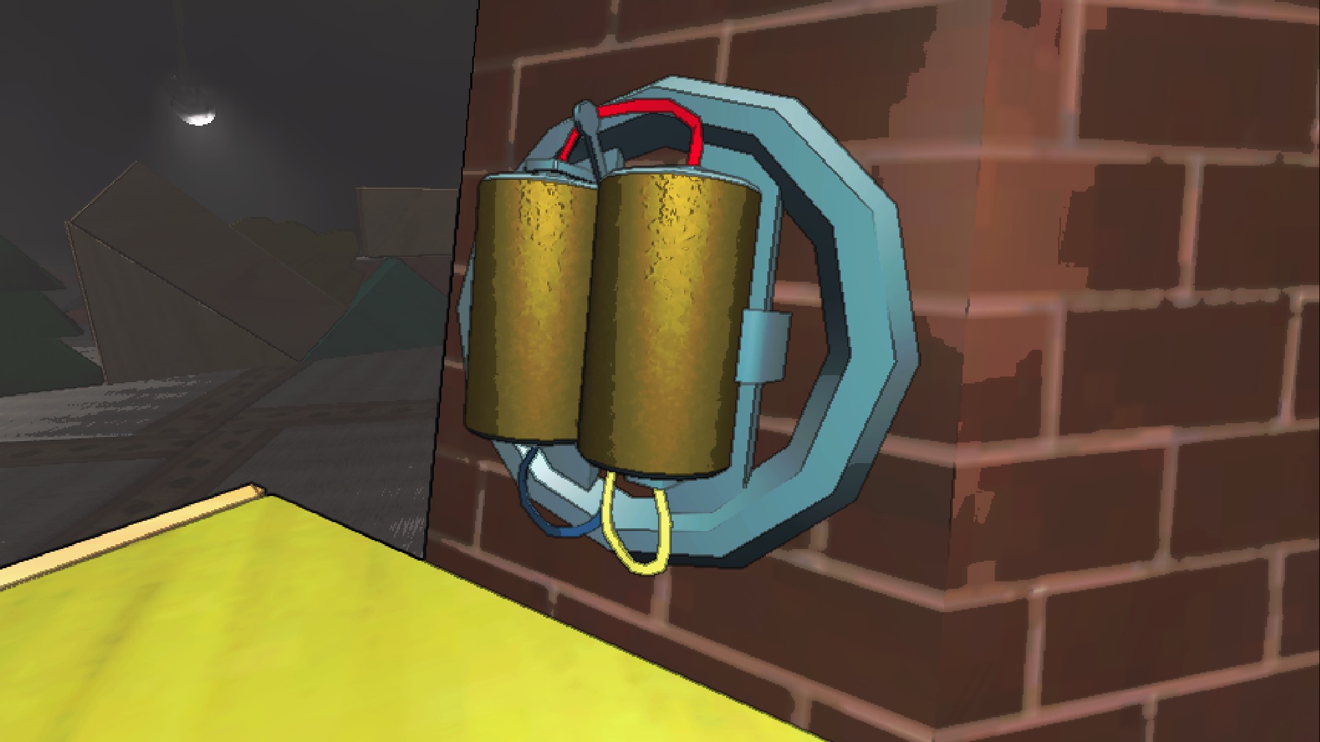 Apparatus' gray metal housing with its batteries, modeled after the Eternal Fuel Dynamo.
