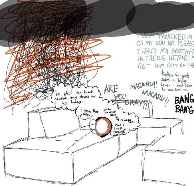 maoaru being a stupid lazy idiot as always. i love him. my second to oldest son.