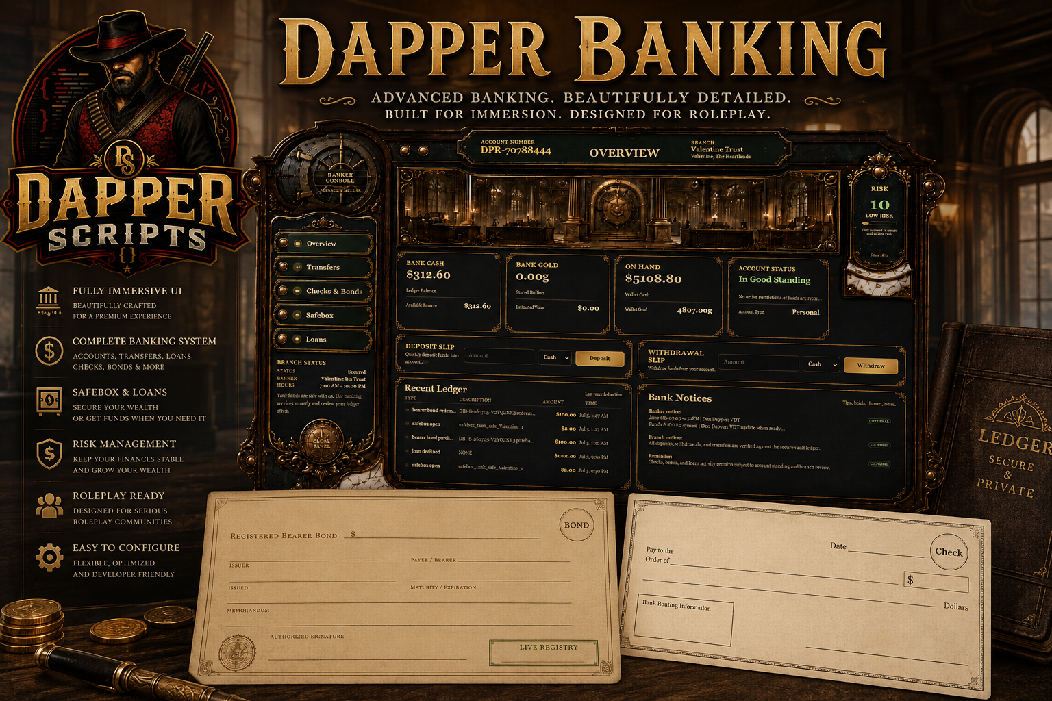 Dapper Banking Main Preview