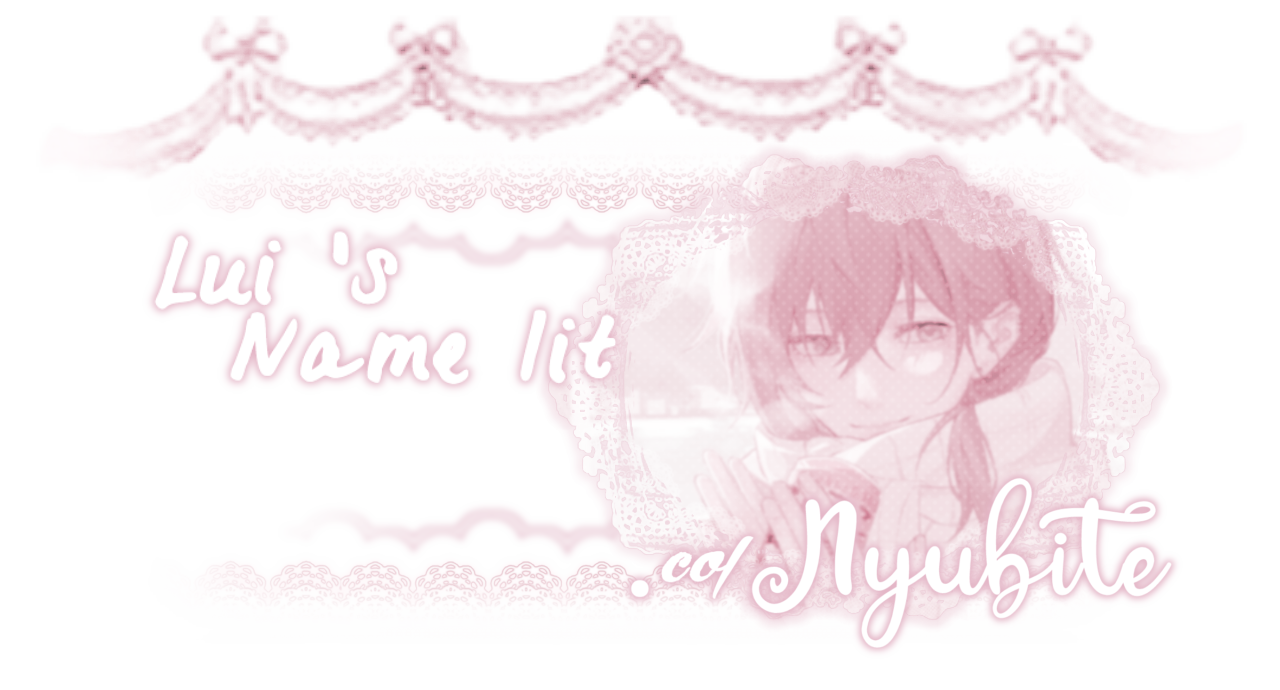 ꒰ 🐰— Made by Lui ~ DNU ꒱