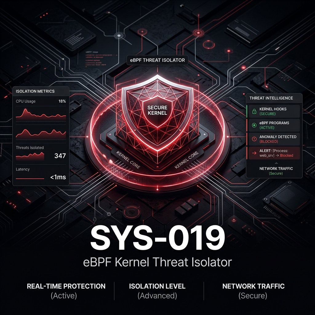 Autonomous eBPF Deep Kernel Threat Isolator