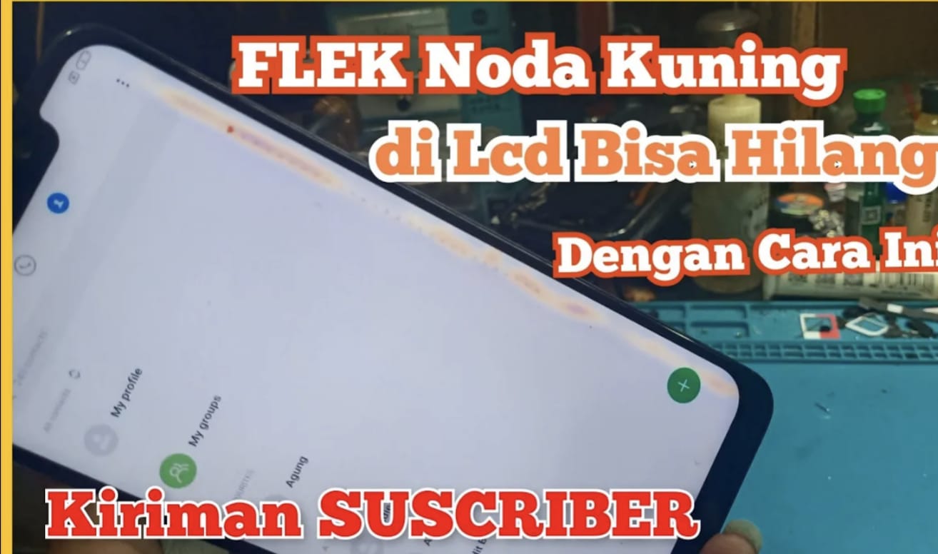 Bercak Kuning di Layar HP
