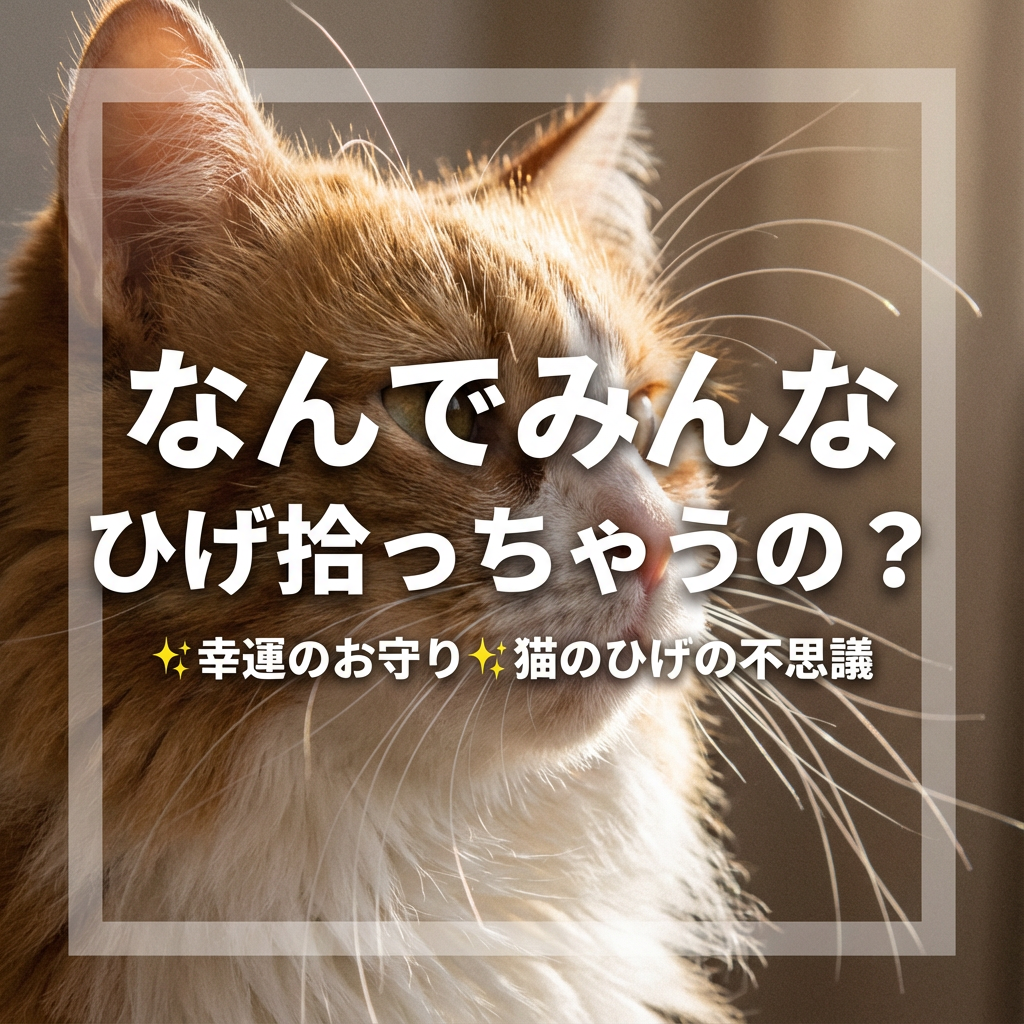 猫のひげは幸運のお守り？その秘密を大公開！ - Image 1