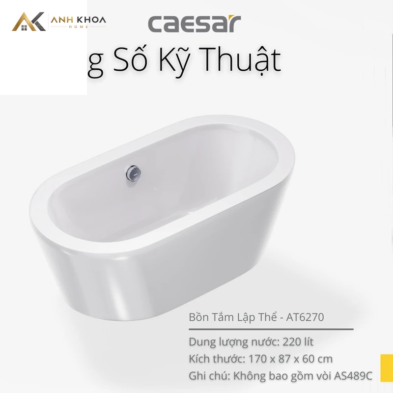 thong so ky thuat bon tam nam caesar at6270