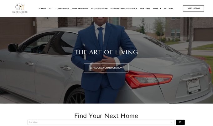 Rych Moore Realty Group Website