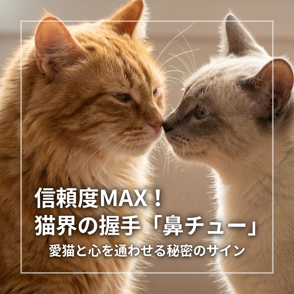 猫との信頼を深める！鼻チューの秘密 - Image 1